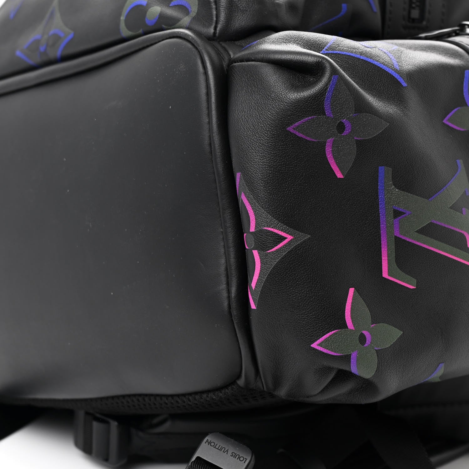 Louis Vuitton Calfskin Monogram Spotlight Comet Backpack Black Borealis 9 of 10