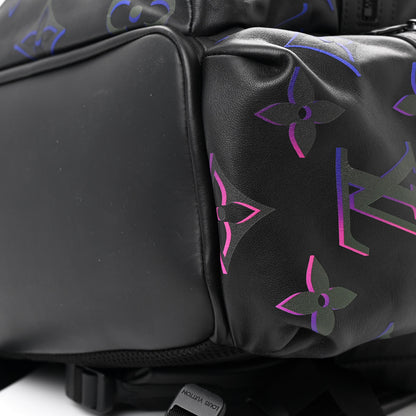 Louis Vuitton Calfskin Monogram Spotlight Comet Backpack Black Borealis 9 of 10