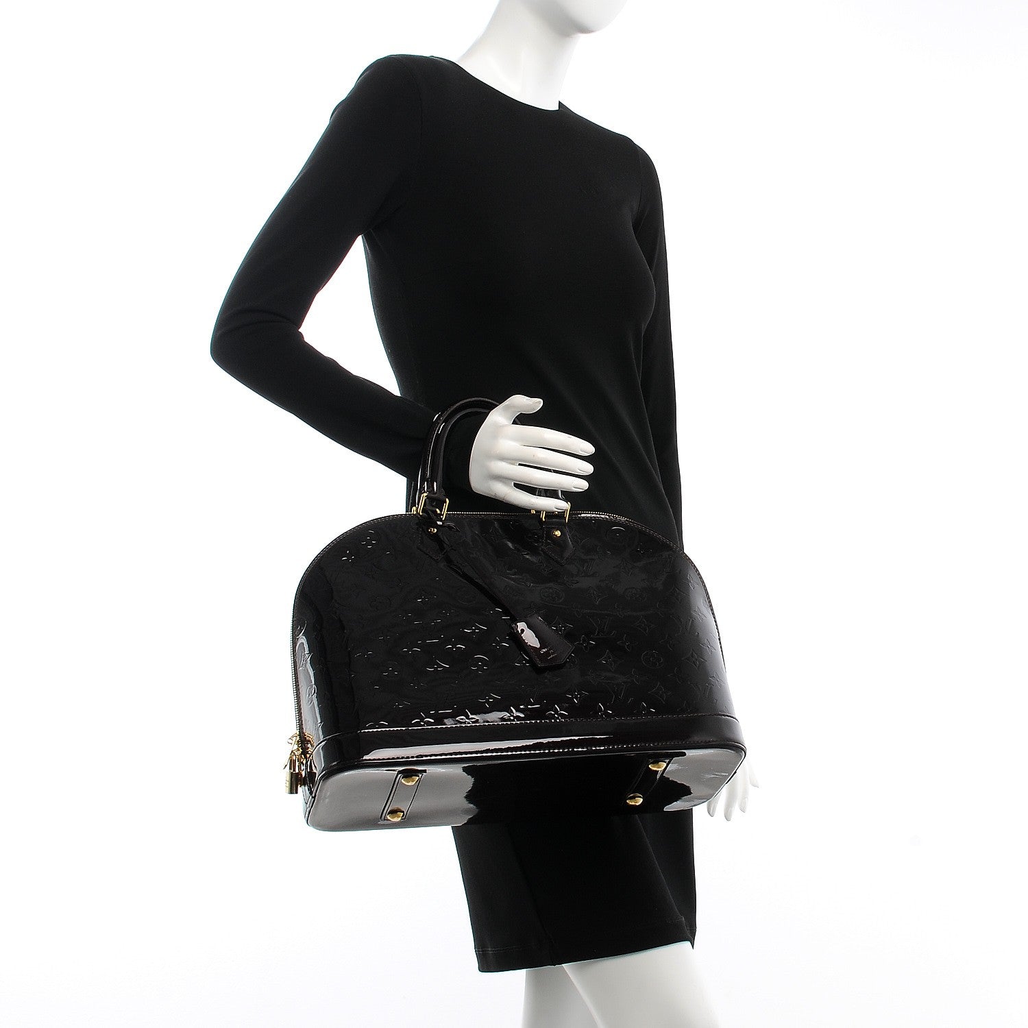 Louis Vuitton Vernis Alma GM Amarante 2 of 7