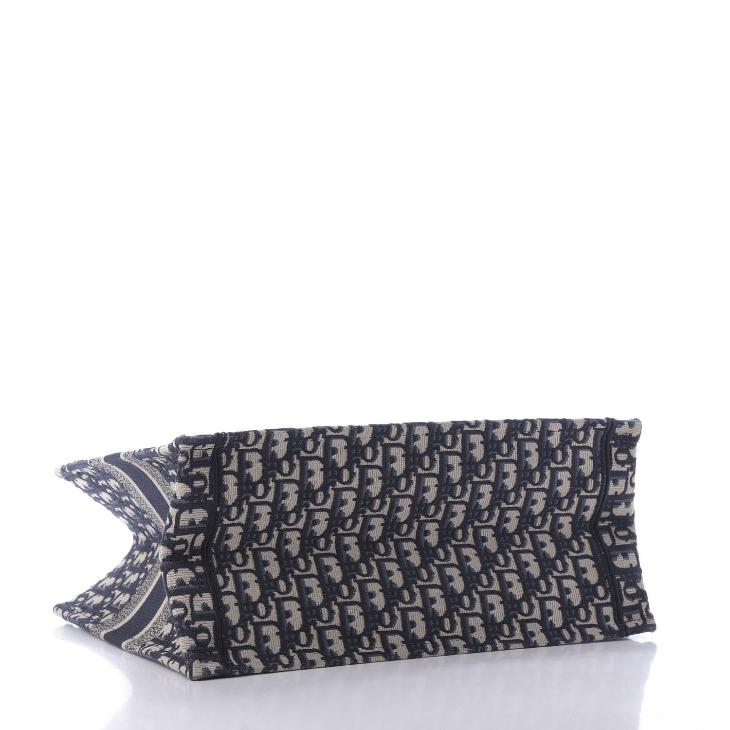 Christian Dior Oblique Medium Book Tote Blue Multicolor 4 of 9