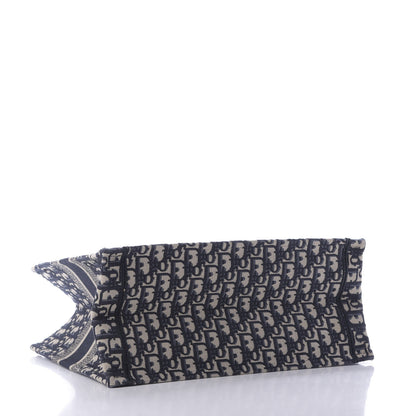 Christian Dior Oblique Medium Book Tote Blue Multicolor 4 of 9