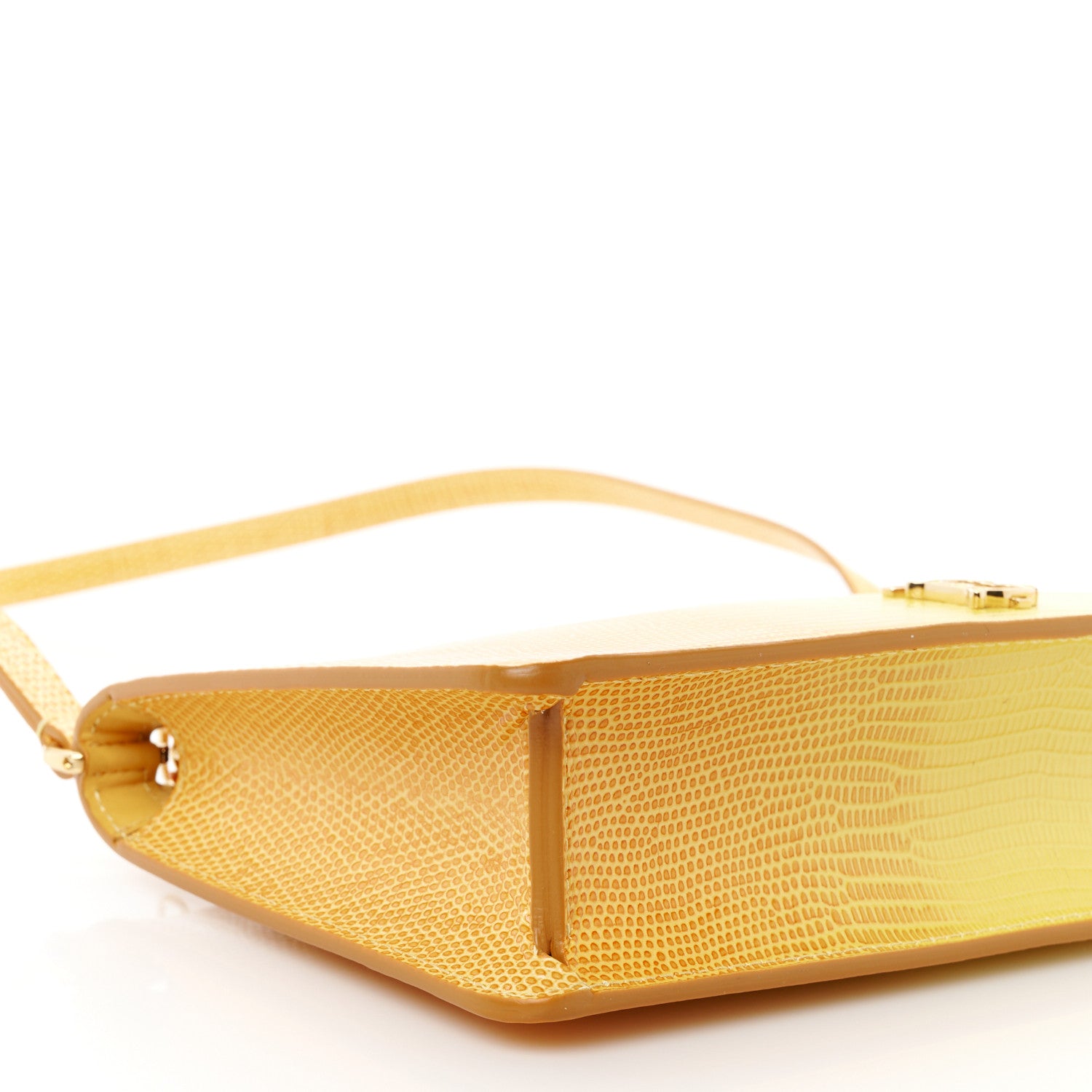 Burberry Lizard Embossed Mini TB Shoulder Bag Cool Lemon 8 of 10