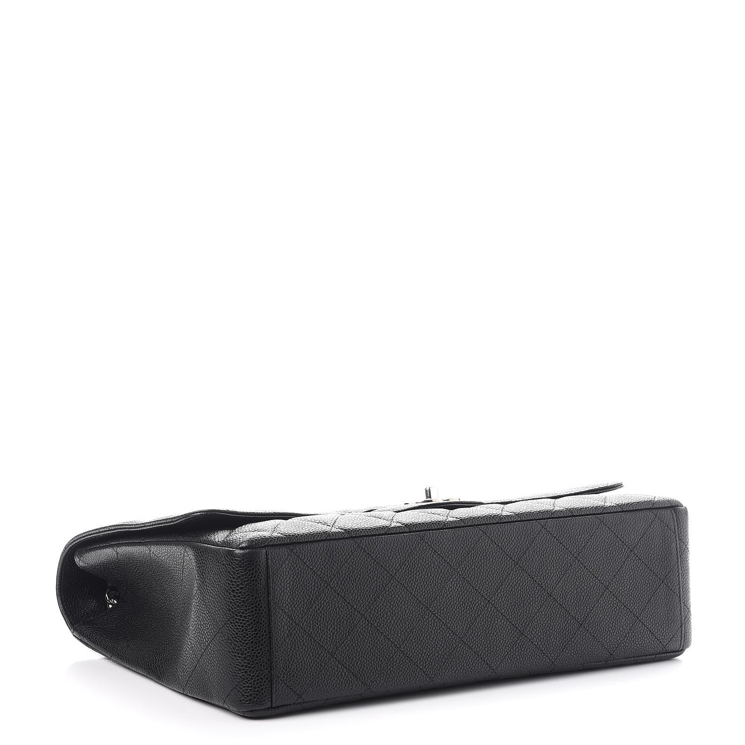 Chanel Caviar Quilted Maxi Single Flap Black 4 of 9