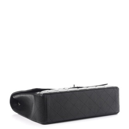 Chanel Caviar Quilted Maxi Single Flap Black 4 of 9