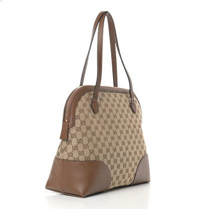Gucci Monogram Medium Bree Shoulder Bag Beige Tabacco 3 of 9