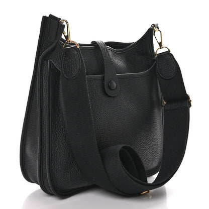 Hermes Taurillon Clemence Evelyne III PM Black 3 of 10