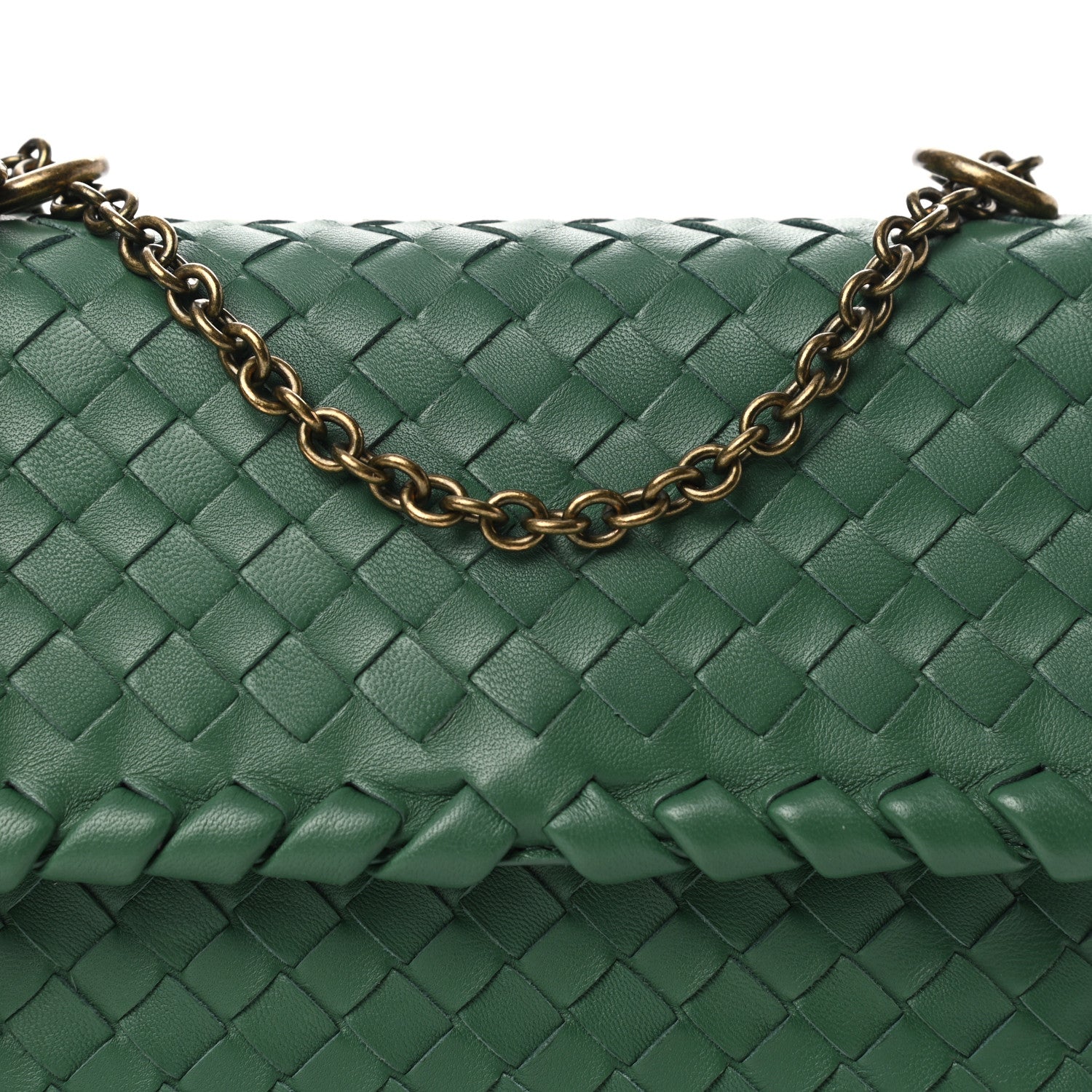 Bottega Veneta Nappa Intrecciato Baby Olimpia Bag Raintree 8 of 11