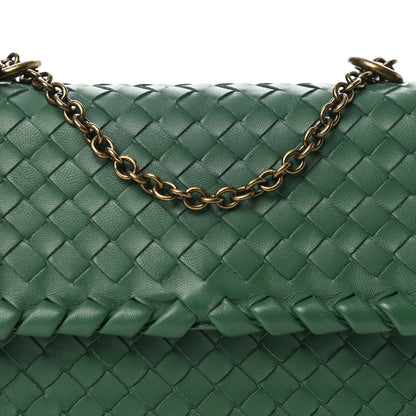 Bottega Veneta Nappa Intrecciato Baby Olimpia Bag Raintree 8 of 11