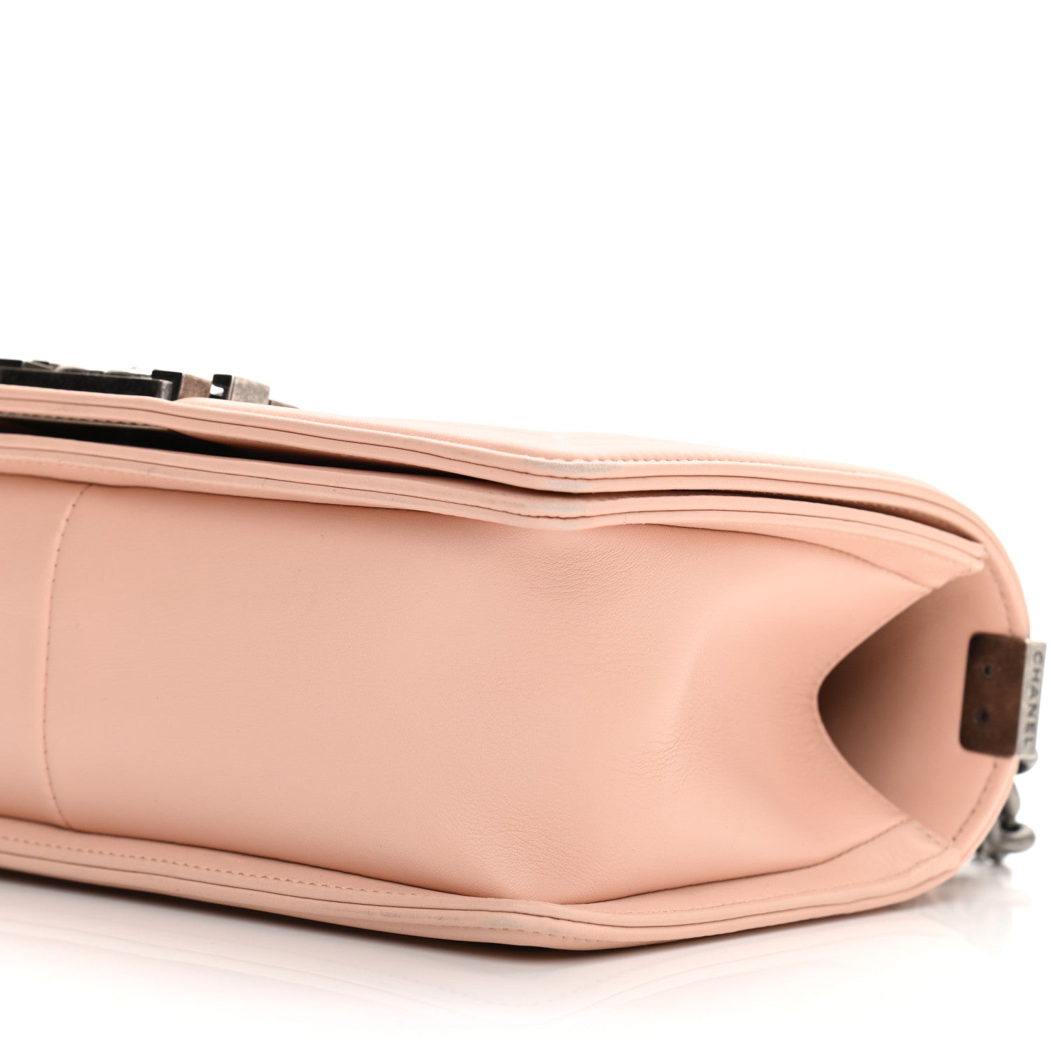 Chanel Lambskin Quilted Medium Boy Flap Light Pink 10 of 10