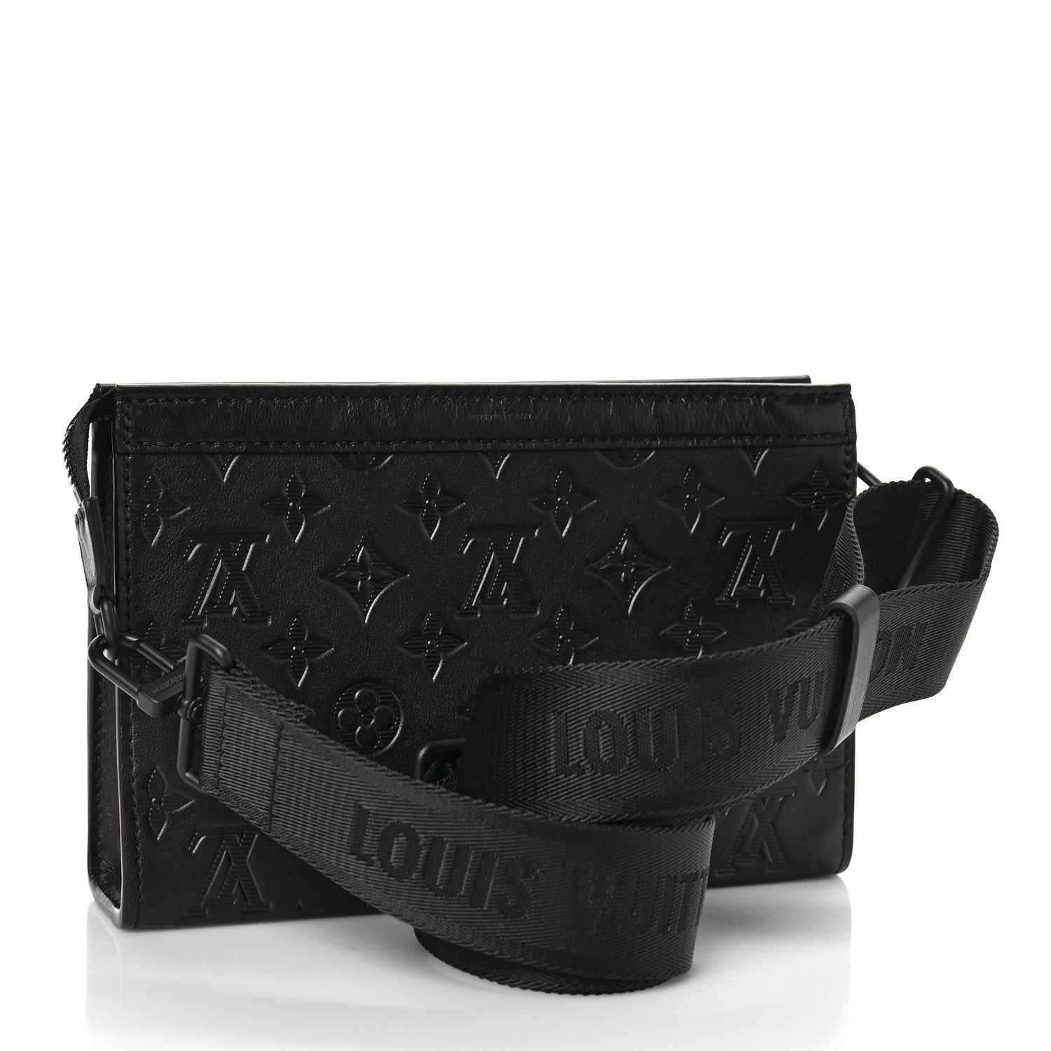 Louis Vuitton Calfskin Monogram Shadow Gaston Wearable Wallet 4 of 9