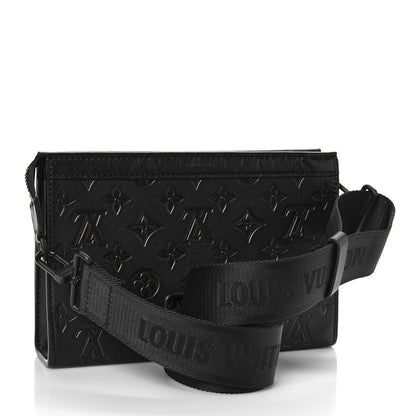 Louis Vuitton Calfskin Monogram Shadow Gaston Wearable Wallet 4 of 9