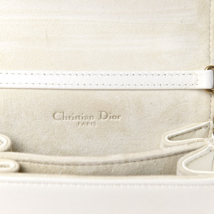 Christian Dior Lambskin Studded Vertical Diorama White 8 of 9