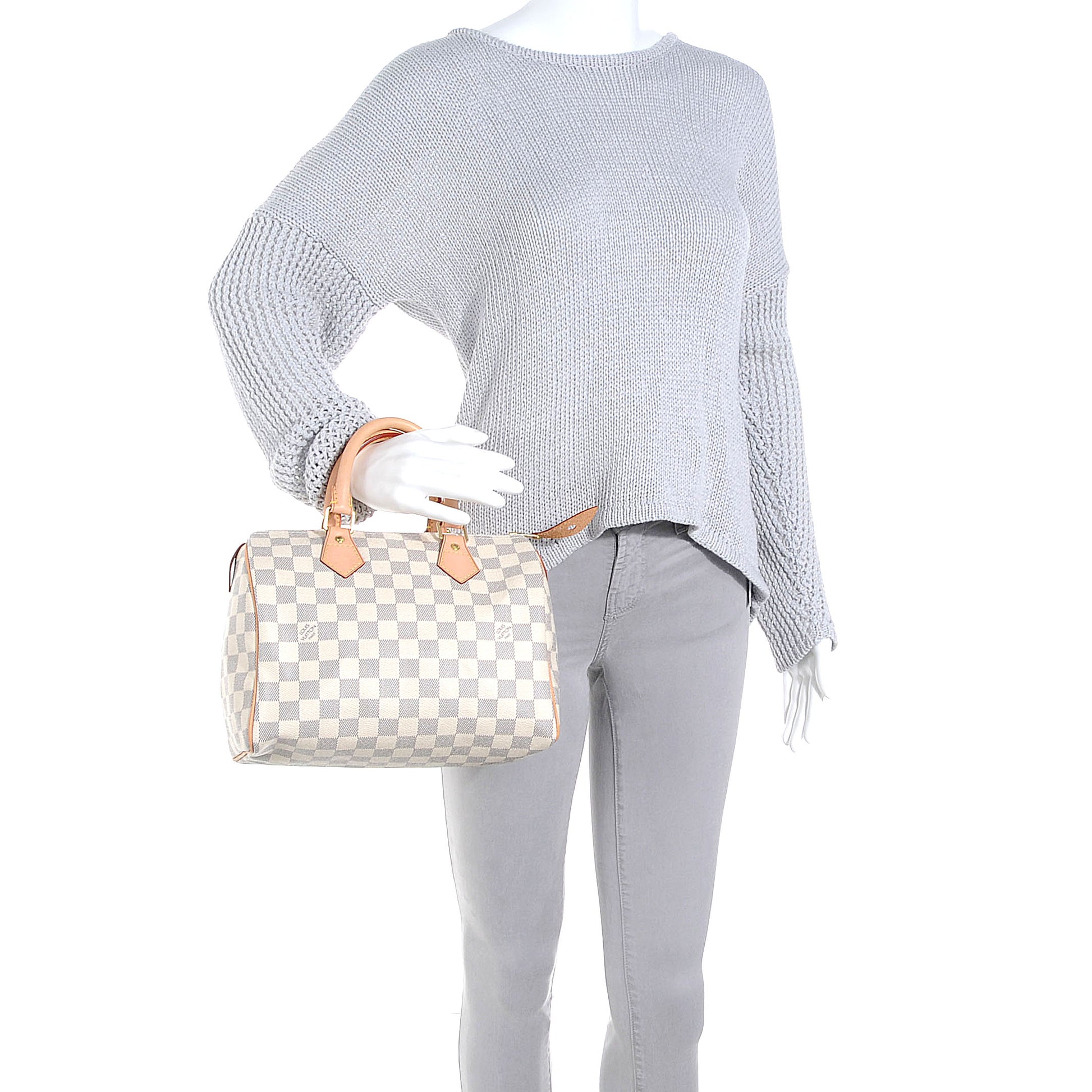 Louis Vuitton Damier Azur Speedy 25 2 of 8
