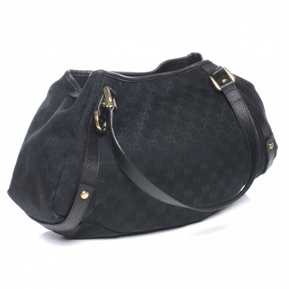 Gucci Monogram Medium Abbey Shoulder Bag Black 3 of 7
