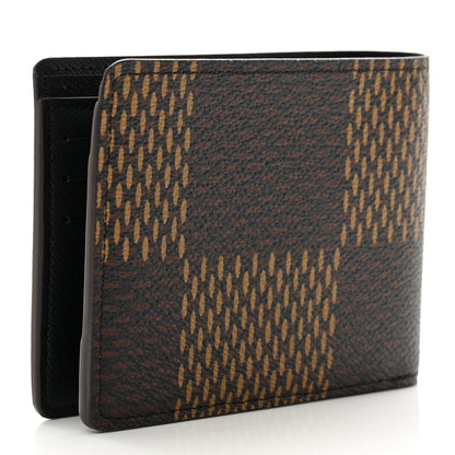 Louis Vuitton X NIGO Giant Damier Ebene Tortoise Multiple Wallet 3 of 7