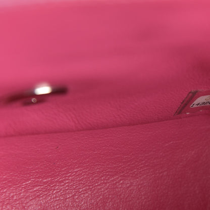 Chanel Patent Quilted Mini Square Flap Pink 16 of 19