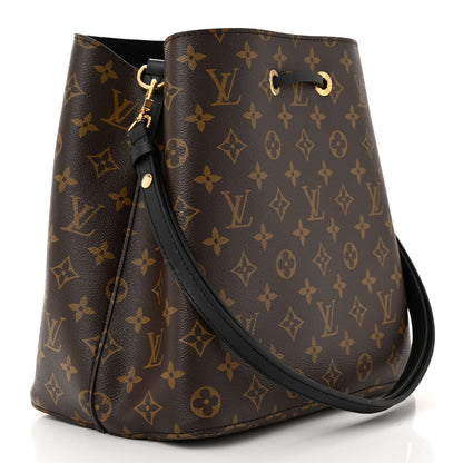 Louis Vuitton Monogram Neonoe MM Black 3 of 11