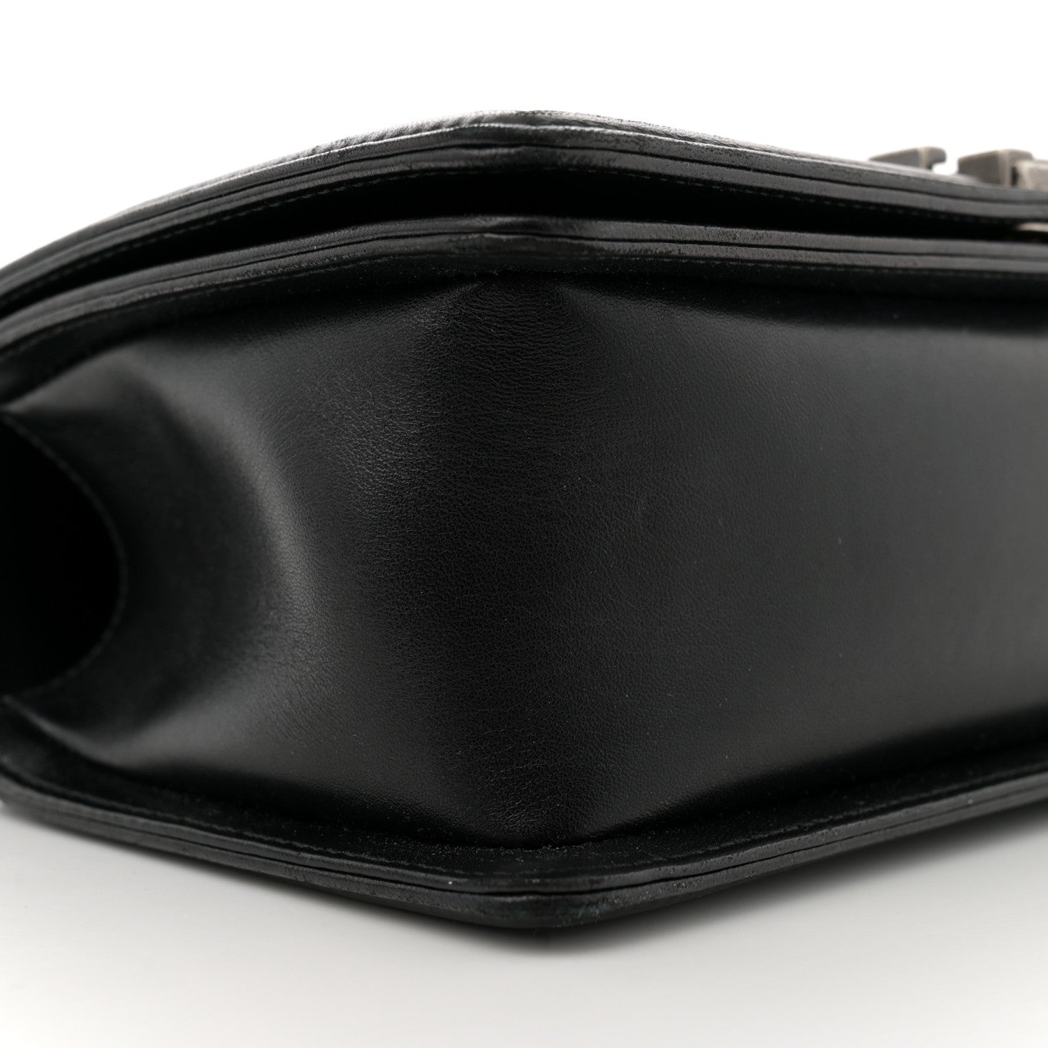 Chanel Lambskin Quilted Medium Boy Flap Black 9 of 11