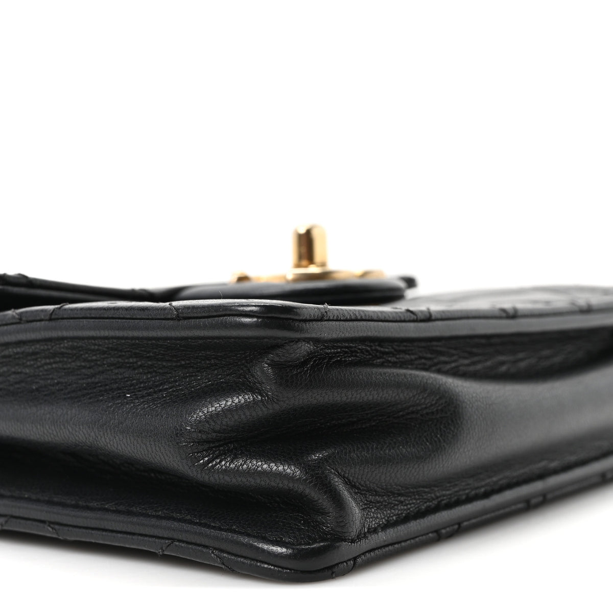 Chanel Lambskin Quilted Chic Pearls Flap Black 9 of 10