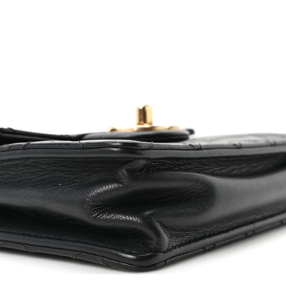 Chanel Lambskin Quilted Chic Pearls Flap Black 9 of 10