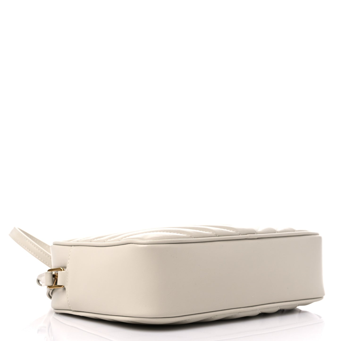 Calfskin Matelasse Monogram Lou Camera Bag Crema Soft