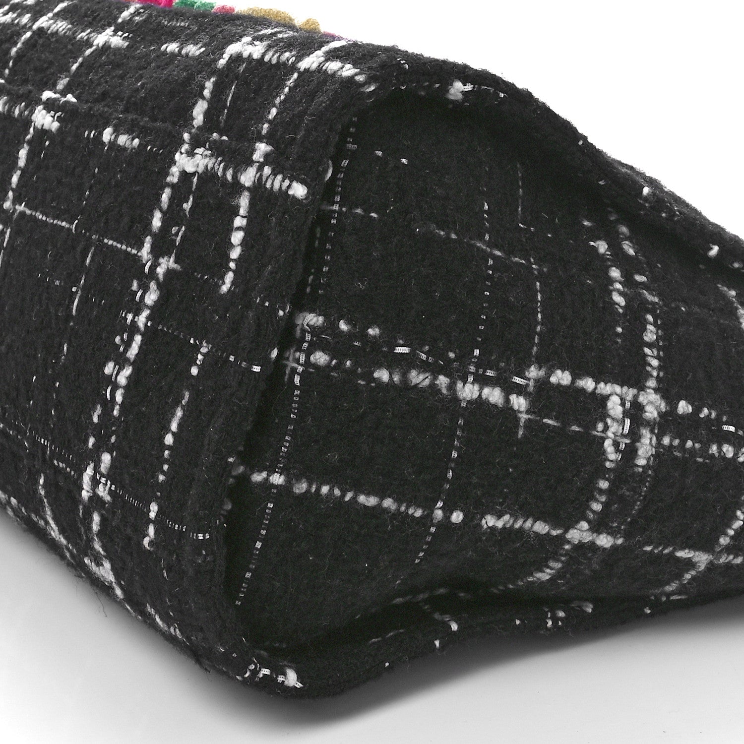 Chanel Tweed Medium Deauville Tote Black White Multicolor 10 of 11