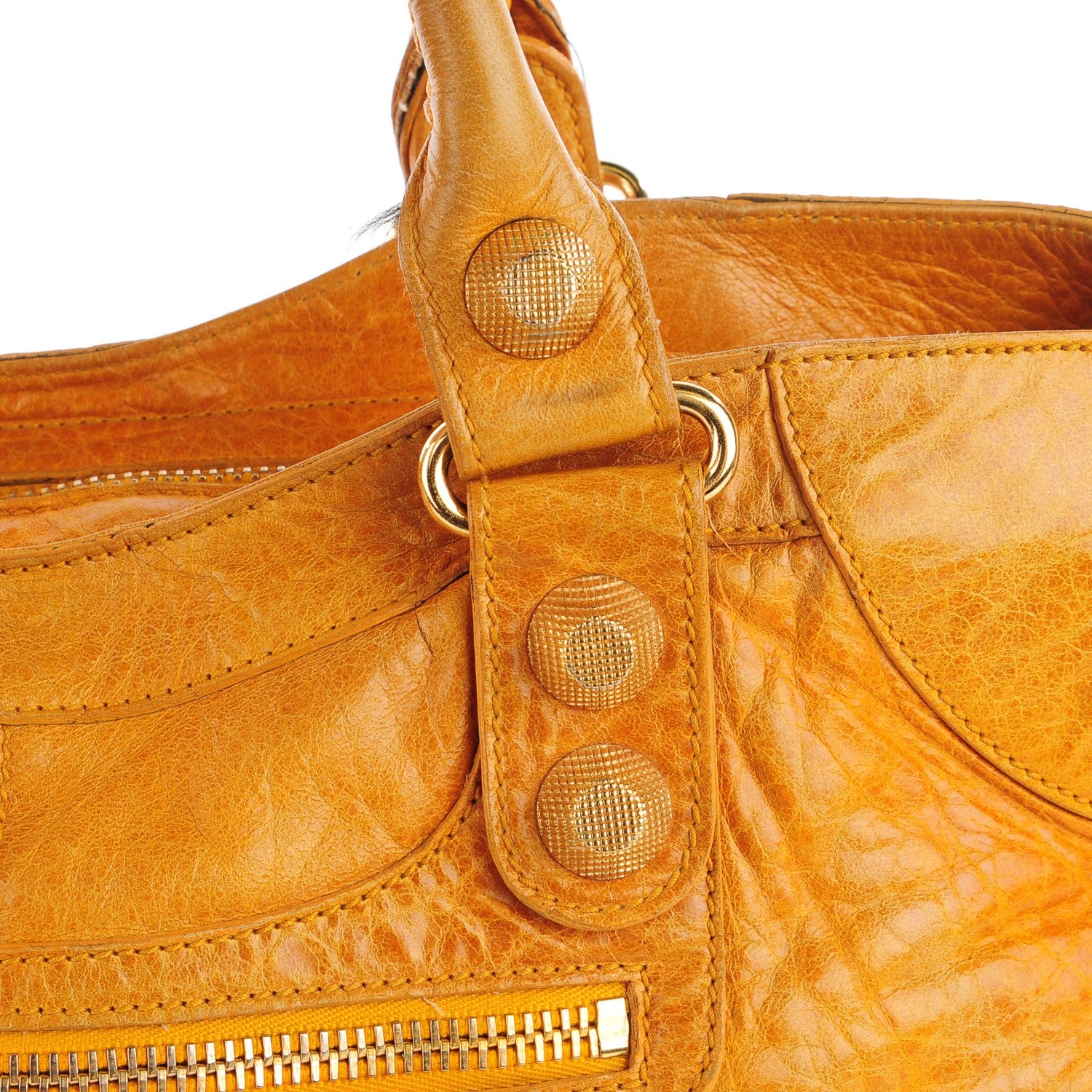 Balenciaga Agneau Giant 21 Gold Hardware Part Time Marigold 15 of 15