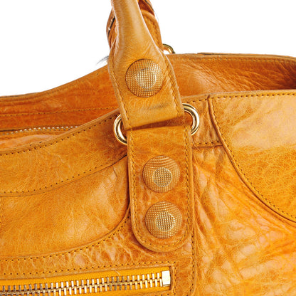 Balenciaga Agneau Giant 21 Gold Hardware Part Time Marigold 15 of 15