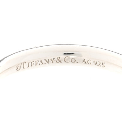 Tiffany Sterling Silver Return to Tiffany Round Charm Ring 50 5.5 4 of 5