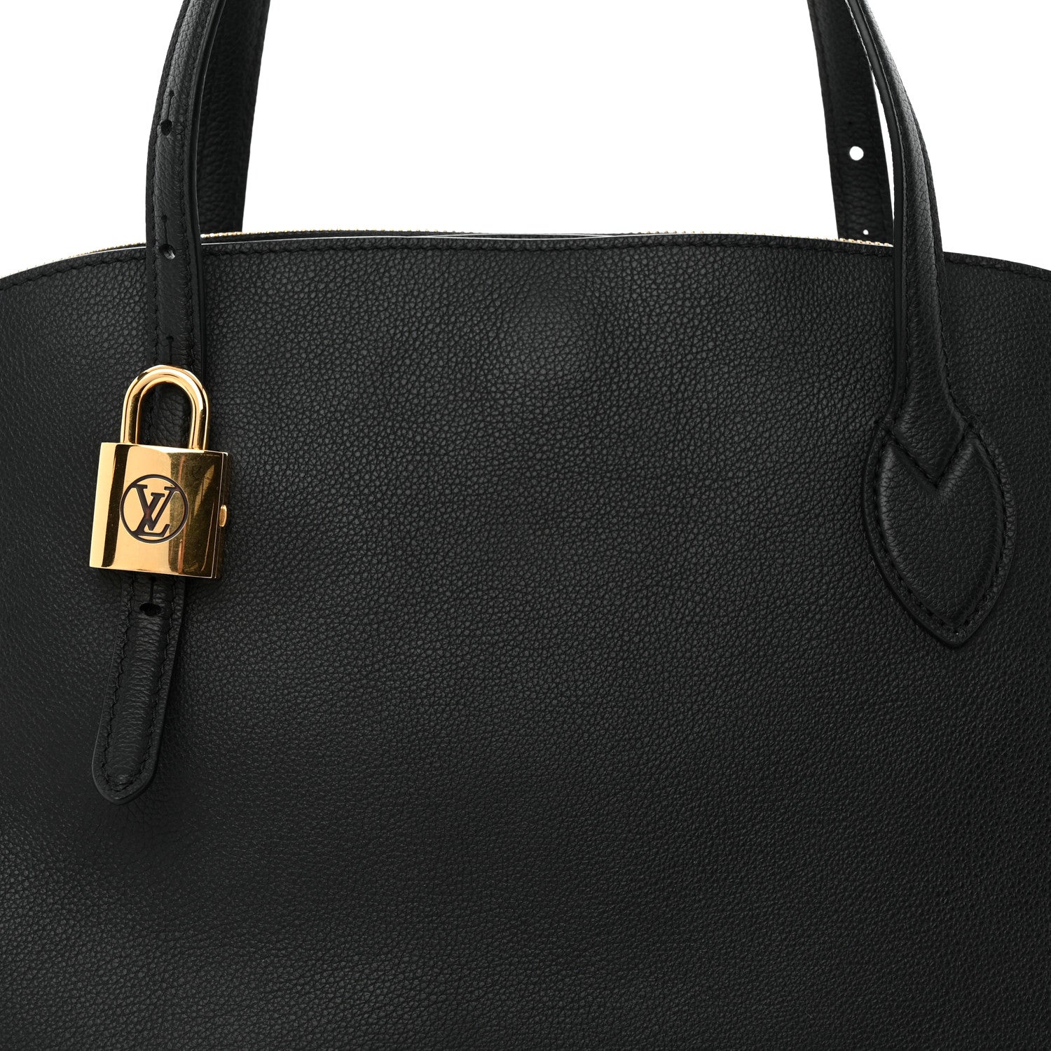Louis Vuitton Grained Calfskin Low Key Duffle Tote Black 7 of 9