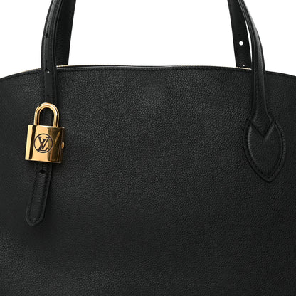 Louis Vuitton Grained Calfskin Low Key Duffle Tote Black 7 of 9