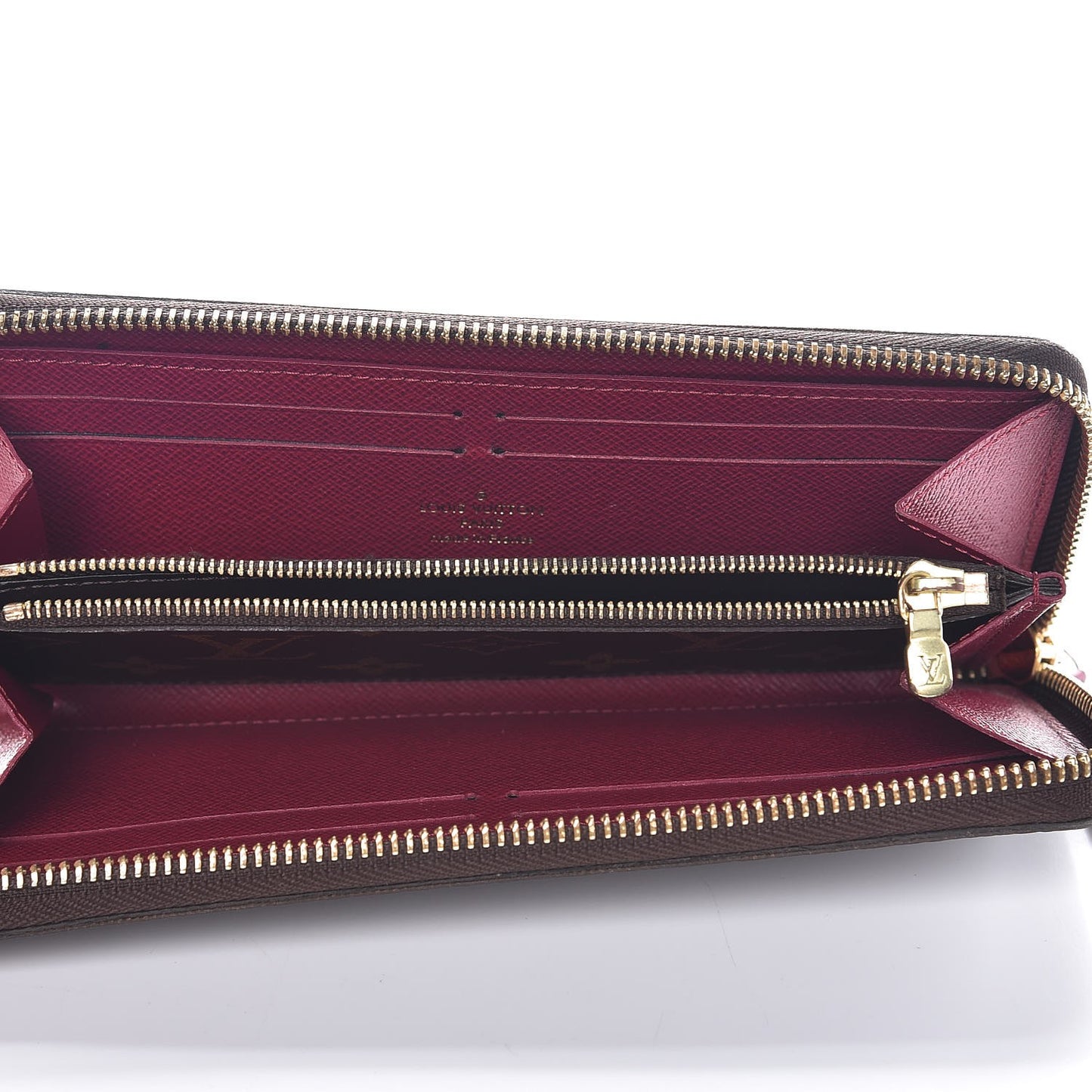 Monogram Clemence Wallet Fuchsia