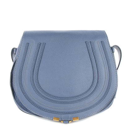 Chloe Calfskin Medium Marcie Round Crossbody Bag Street Blue 1 of 11