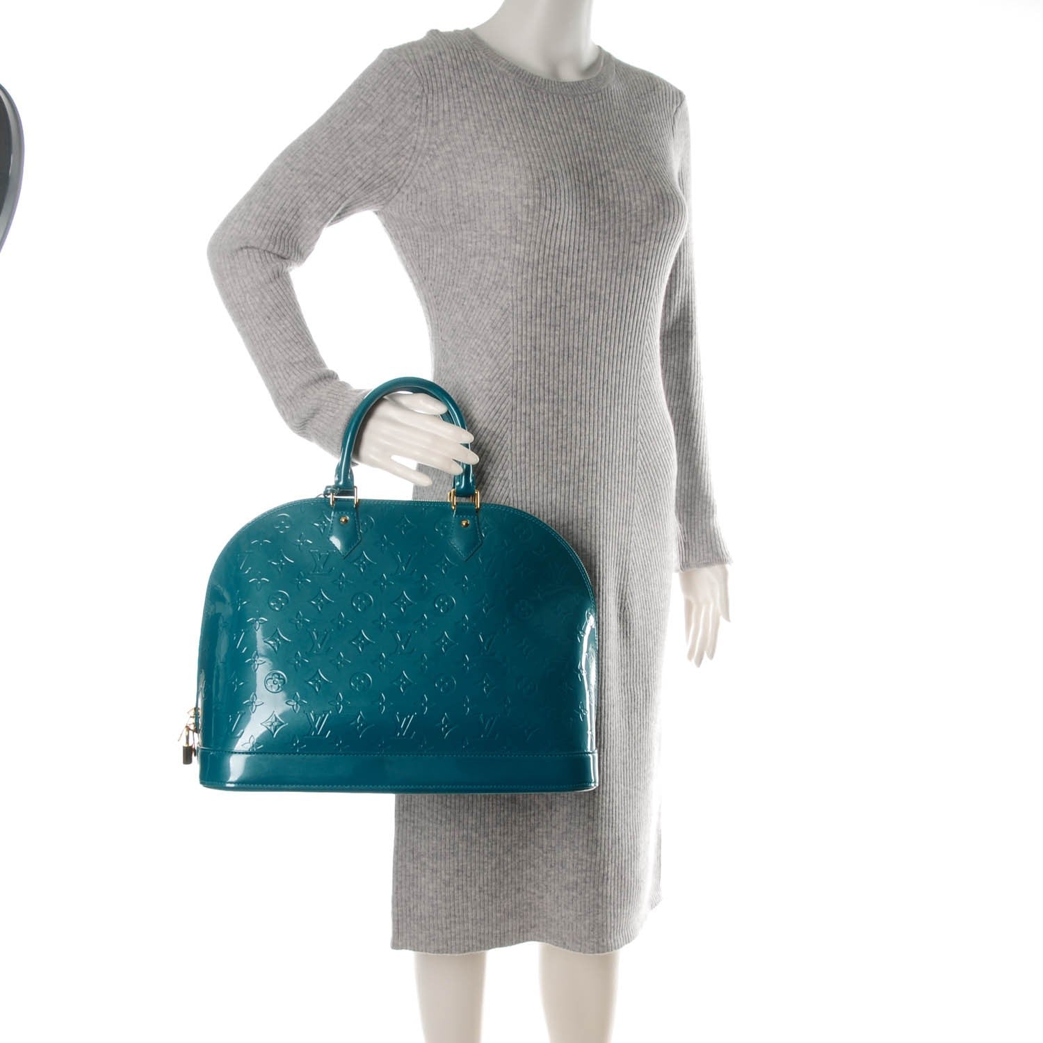 Louis Vuitton Vernis Alma GM Blue Galactic 2 of 7
