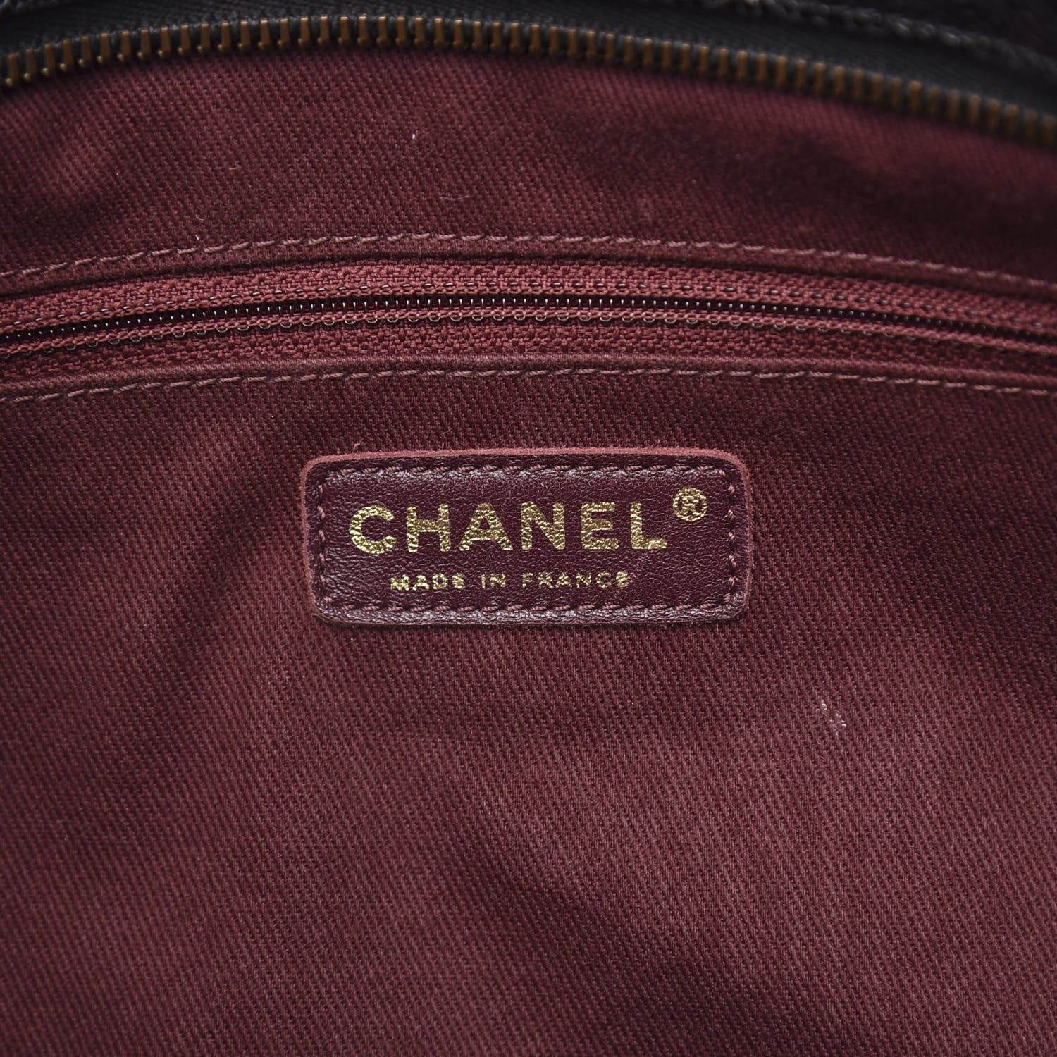 Chanel Glazed Caviar Coco Pleats Tote Black 6 of 15