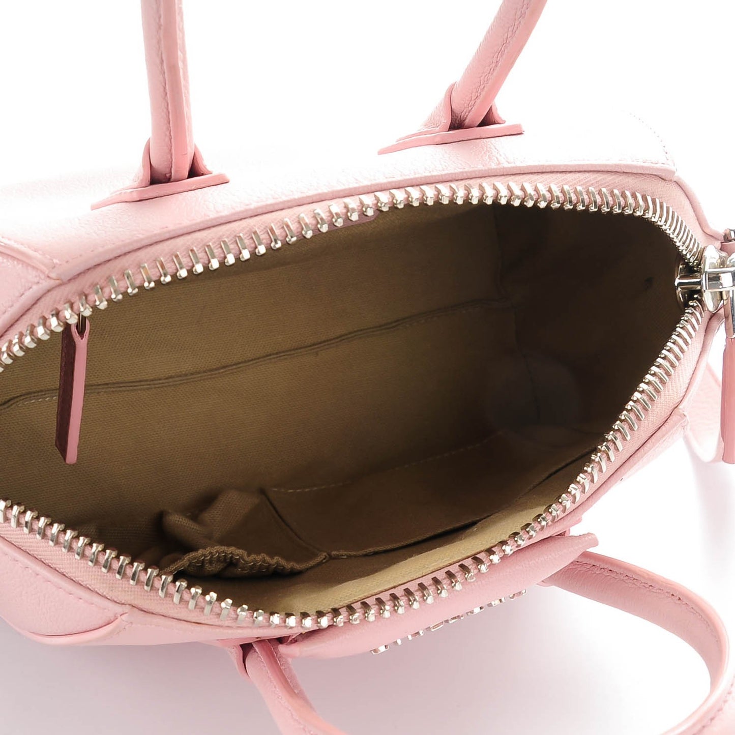 Sugar Goatskin Mini Antigona Pink