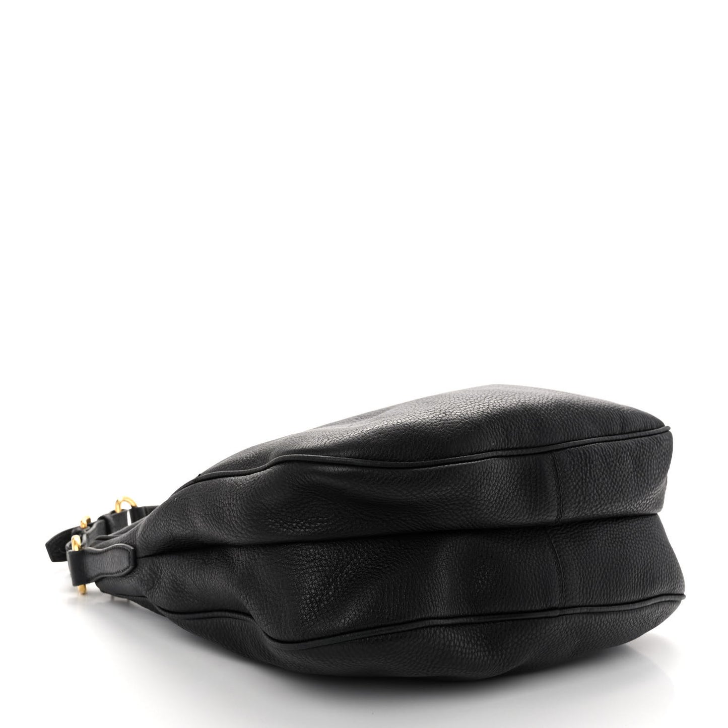 Vitello Daino Sacca Hobo Black