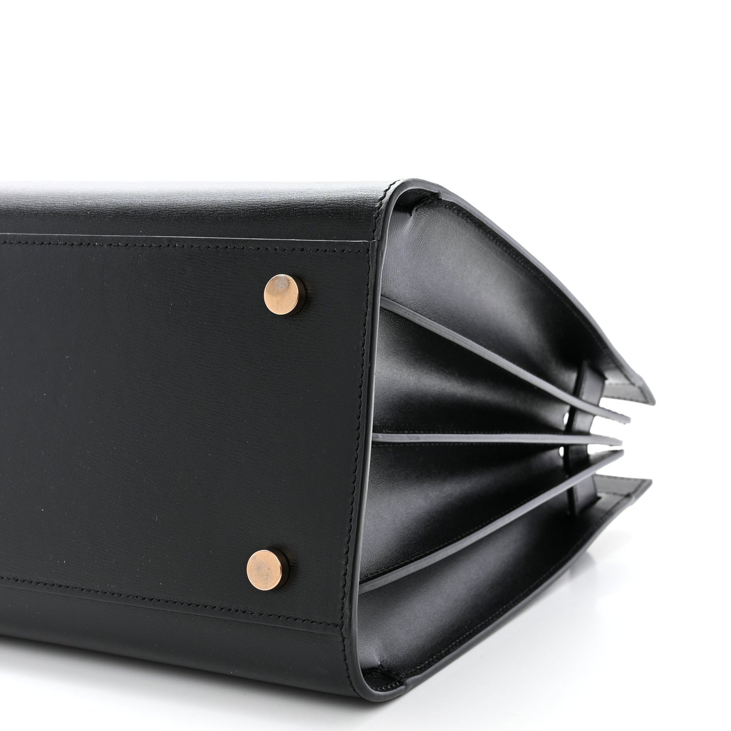 Calfskin Small Sac De Jour Black
