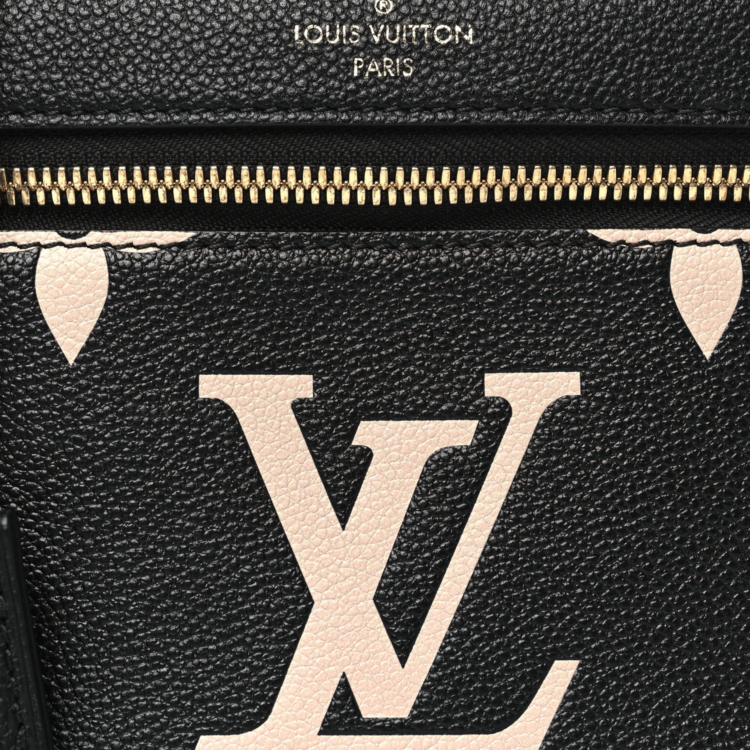 Louis Vuitton Empreinte Monogram Giant Vanity PM Black Beige 7 of 9