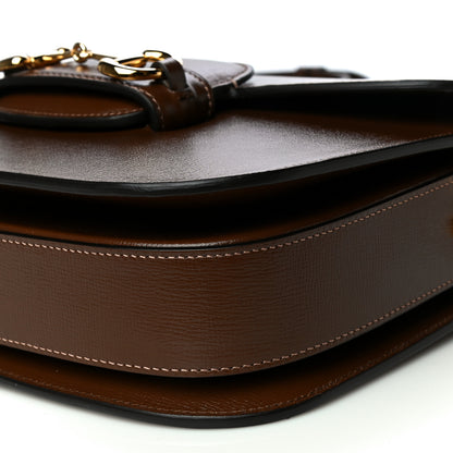 Gucci Azalea Calfskin Horsebit 1955 Shoulder Bag Brown Sugar 9 of 9