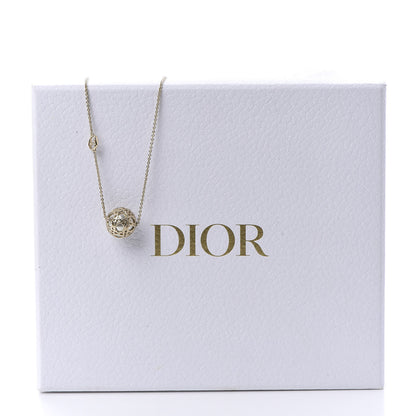 Christian Dior Pearl Cannage Mise En Dior Necklace Gold 7 of 7
