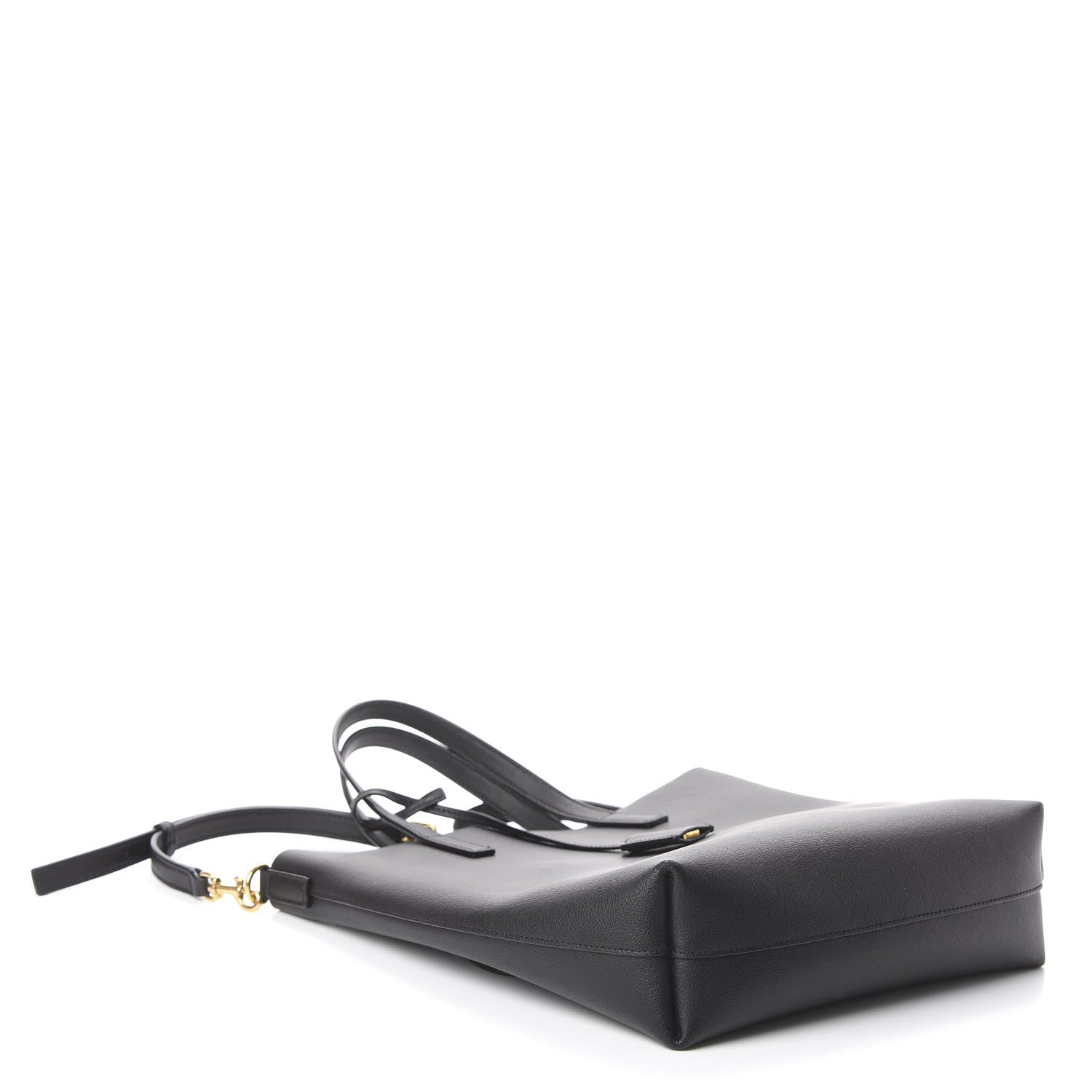 Saint Laurent Calfskin Toy Shopping Tote Black 3 of 7