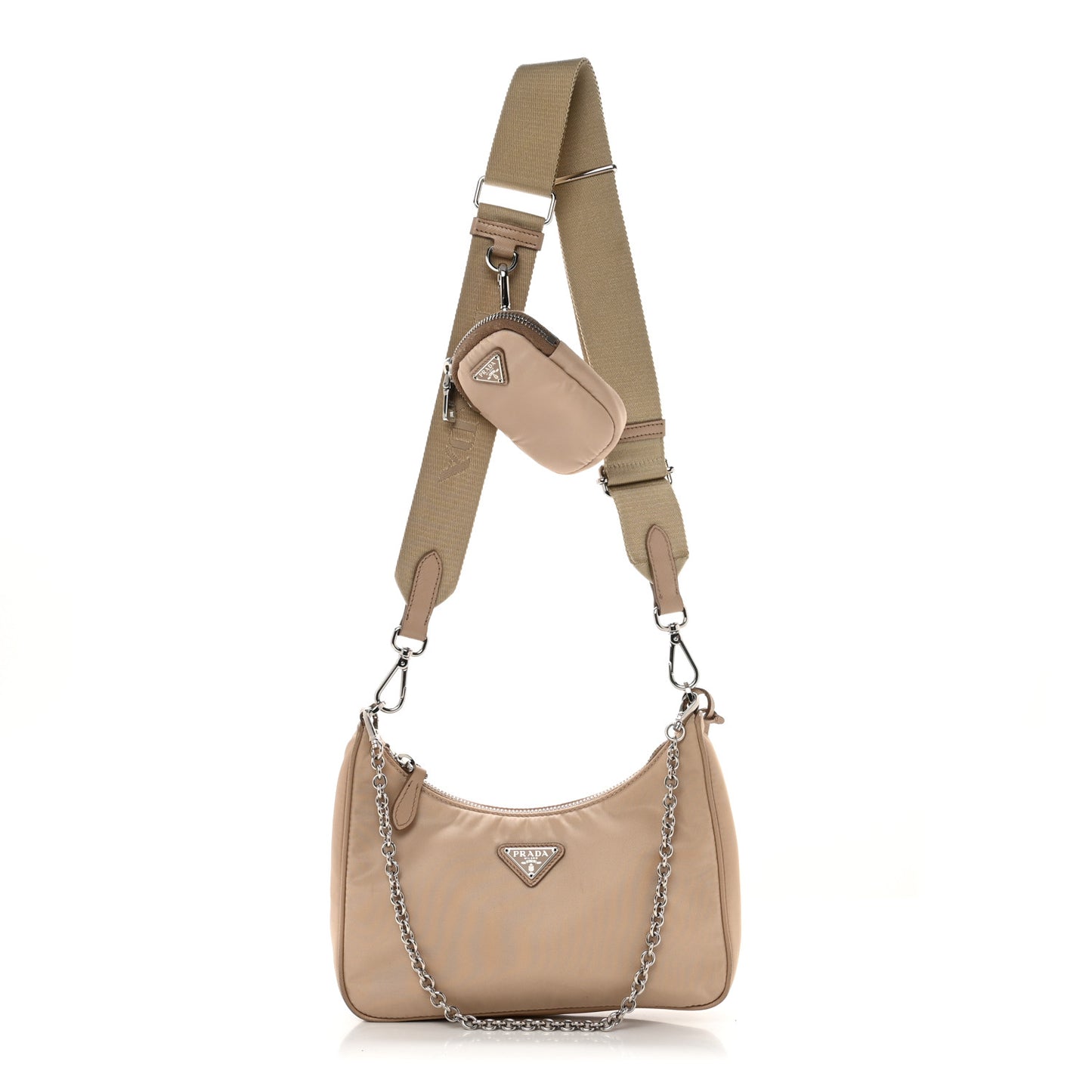 Nylon Re-Edition 2005 Shoulder Bag Deserto