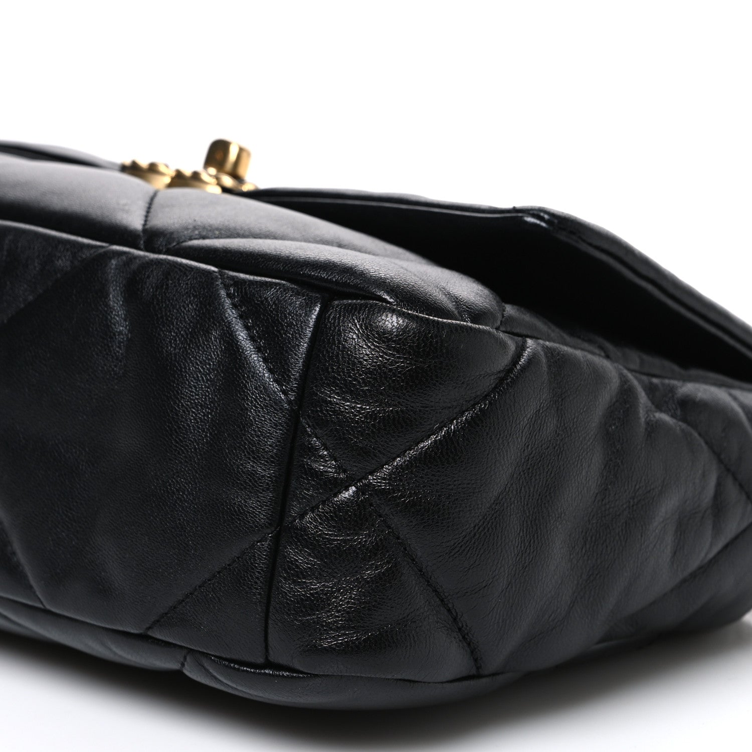 Chanel Lambskin Quilted Medium Chanel 19 Flap Black 10 of 10