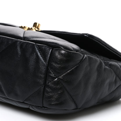 Chanel Lambskin Quilted Medium Chanel 19 Flap Black 10 of 10