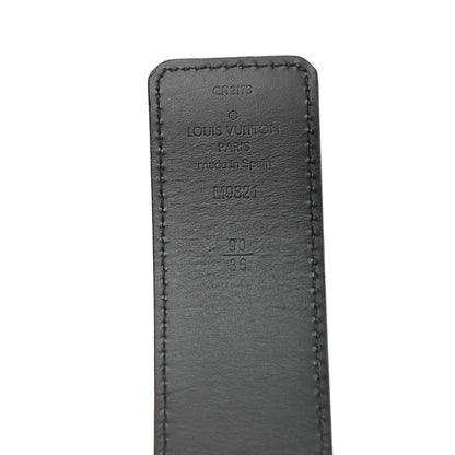 Louis Vuitton Calfskin Monogram 40mm LV Initiales Reversible Belt 90 36 Black 3 of 5