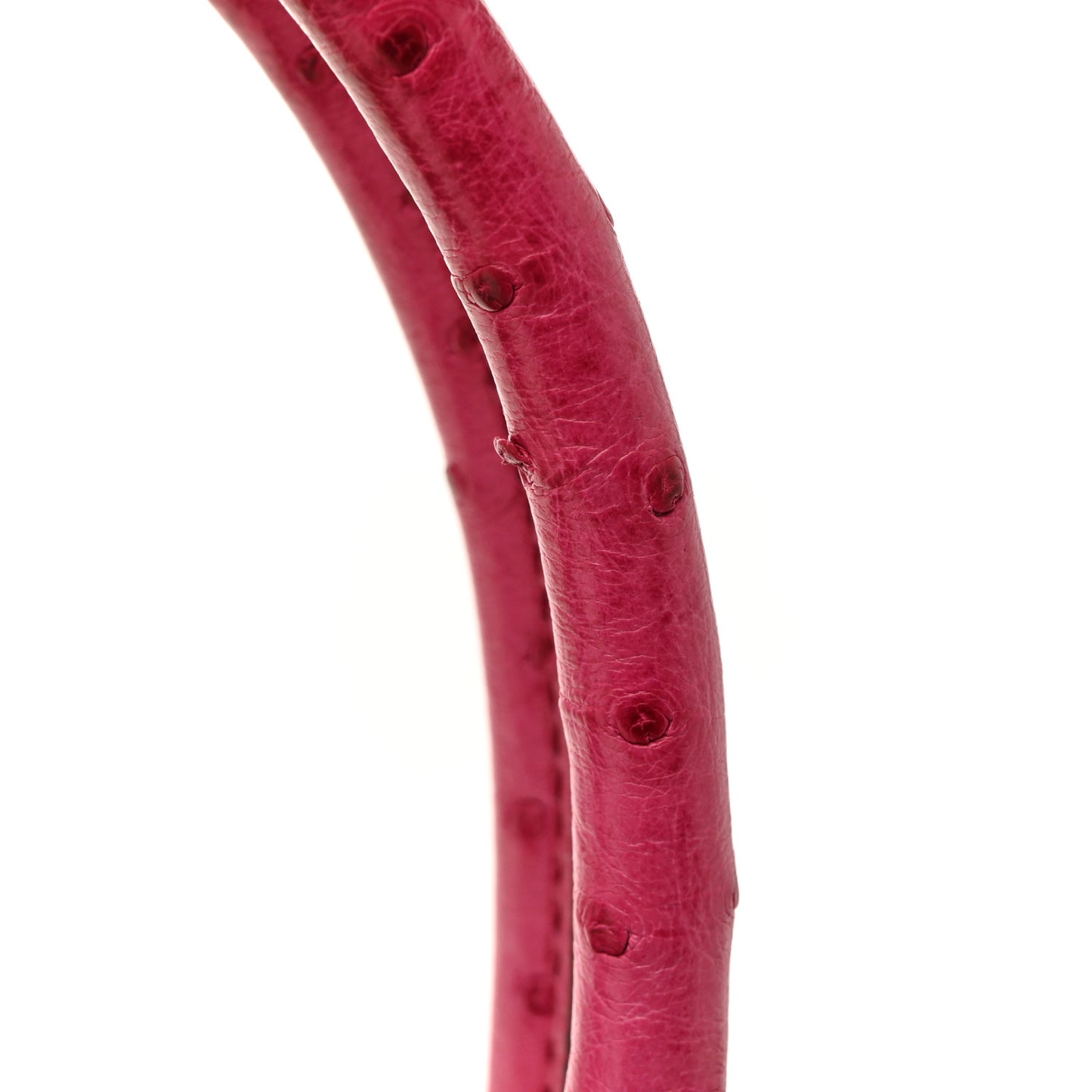 Ostrich Birkin 30 Rose Pourpre