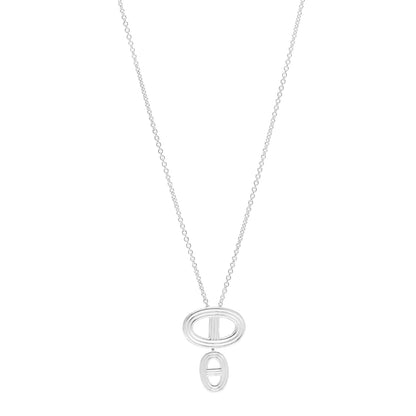 Hermes Sterling Silver Chaine D'Ancre 24 Necklace 1 of 5