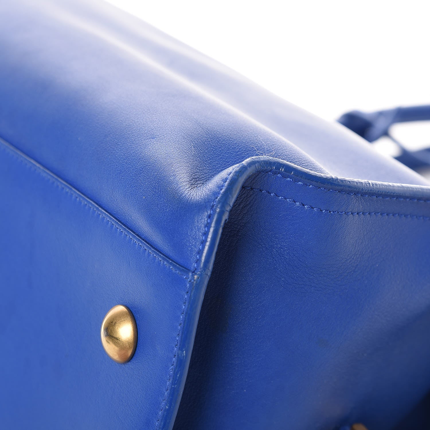Saint Laurent Calfskin Medium Classic Y Cabas Royal Blue 20 of 24
