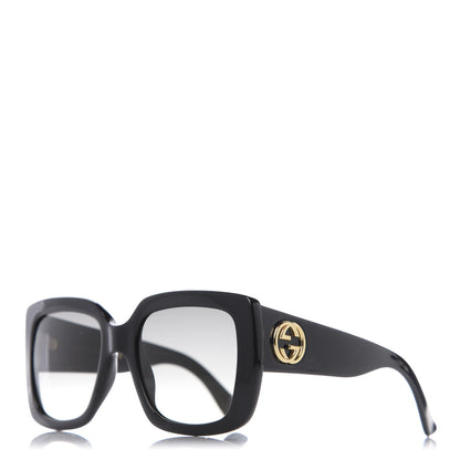 Gucci Acetate Square Frame Sunglasses GG0141S Black 1 of 8